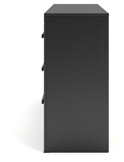 Broachmyn - 3 Pc. - Dresser And 2 Nightstands - Black / Gray