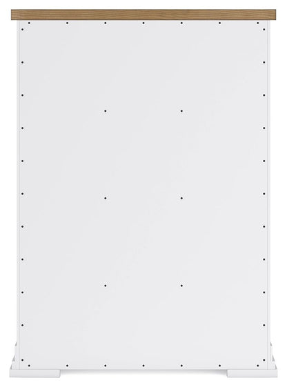 Ashbryn - Five Drawer Chest - White / Natural