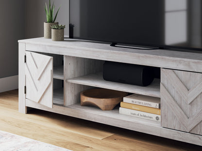 Cayboni - LG TV Stand With Fireplace Option