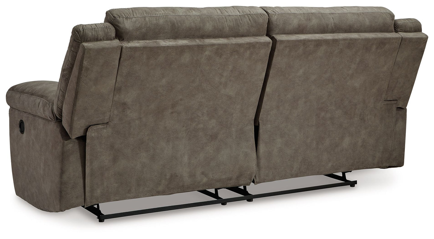 Laresview - 2 Seat Reclining Sofa - Fossil