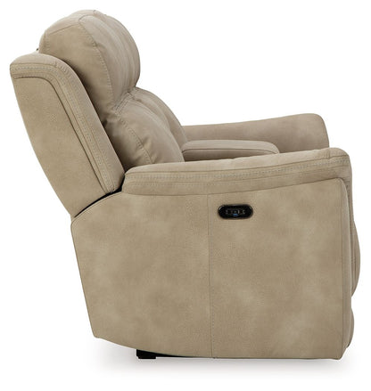 Next-Gen Durapella - Reclining Power Loveseat With Console