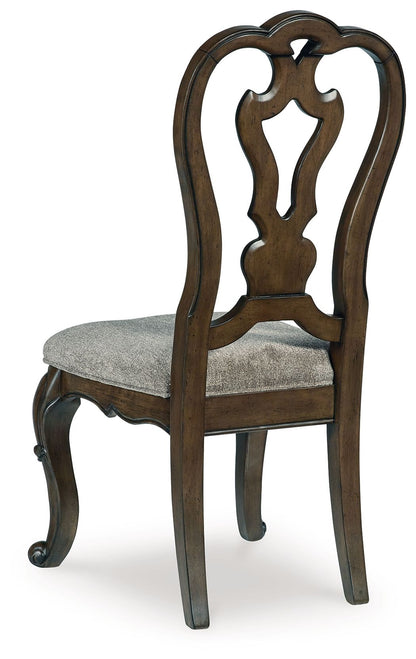 Maylee - 11 Pc. - Dining Extension Table, 4 Side Chairs, 2 Arm Chairs, Storage Bench, Buffet And Hutch - Dark Brown