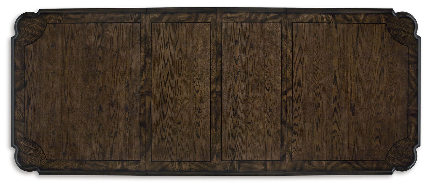 Maylee - Dining Extension Table - Dark Brown