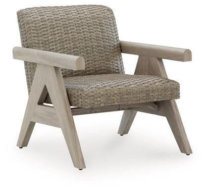 Cliff Trails - Rocking Lounge Chair - Beige