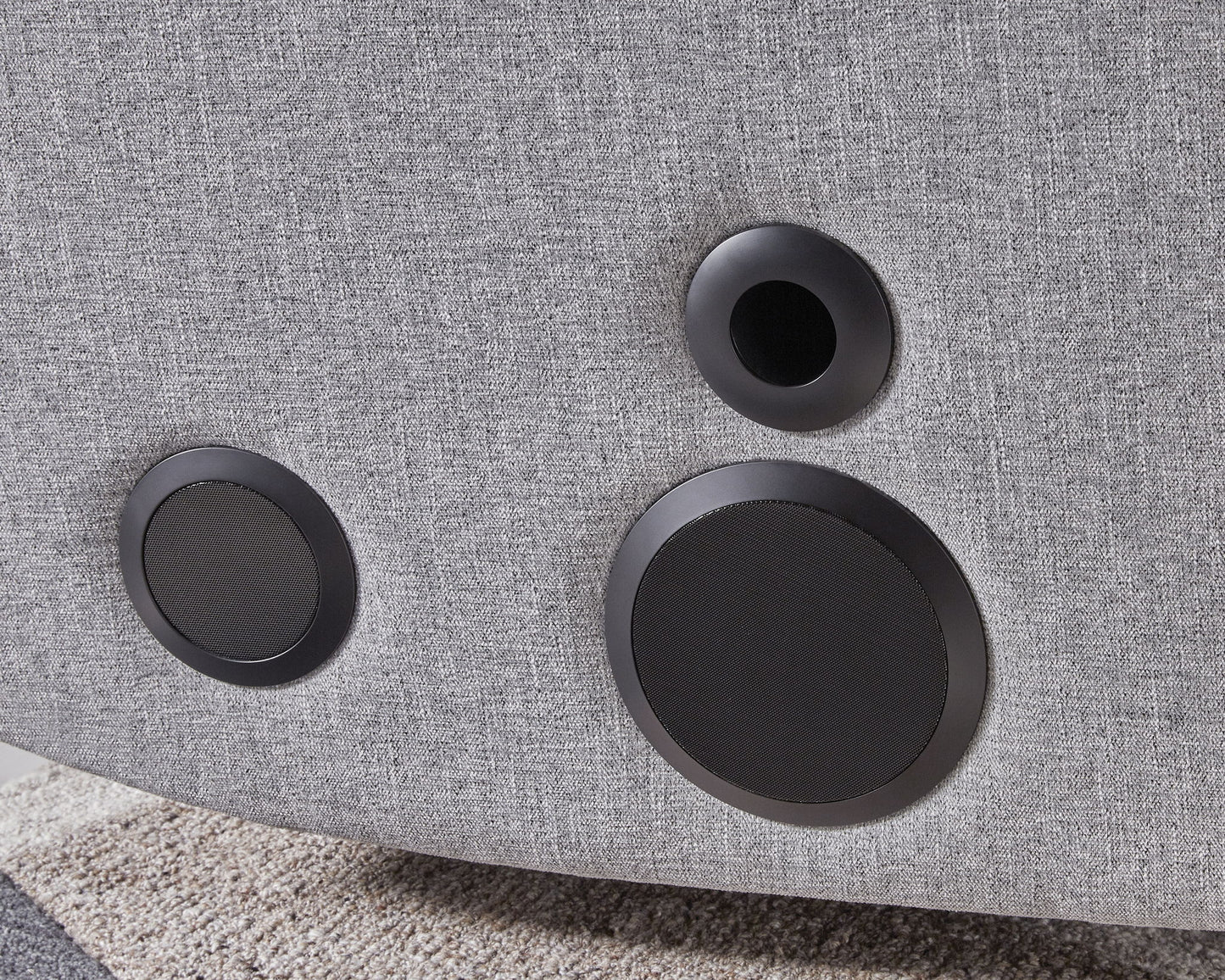 Pineland - Glider Power Recliner With Audio System - Pewter